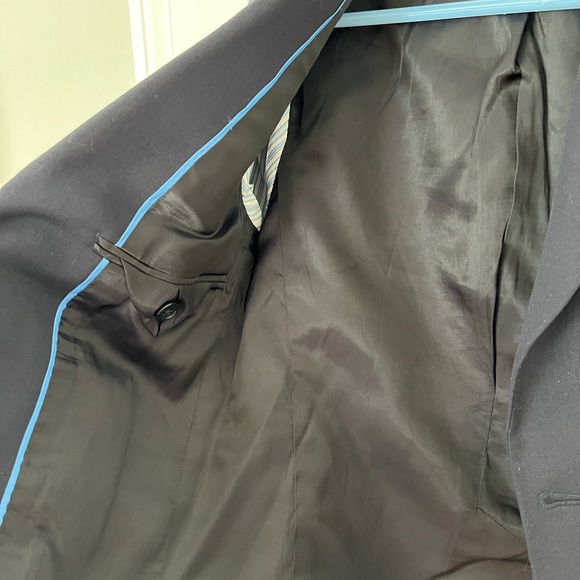 Lord & Taylor Boys Navy Blue Suit Jacket Size 8 - Picture 7 of 7